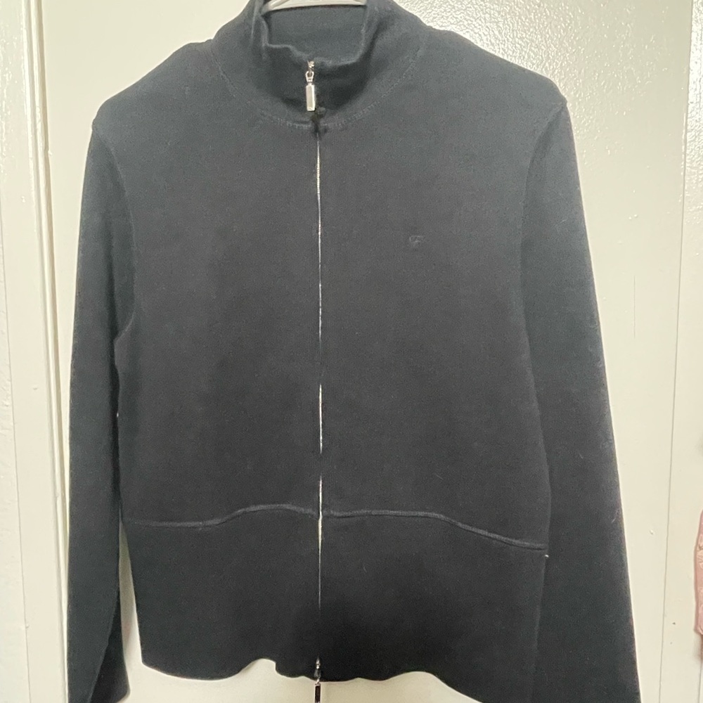 Womens polo zip sweater faconnable hong kong